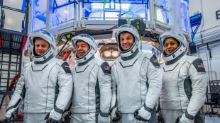 Crew of four set to blast off to space station