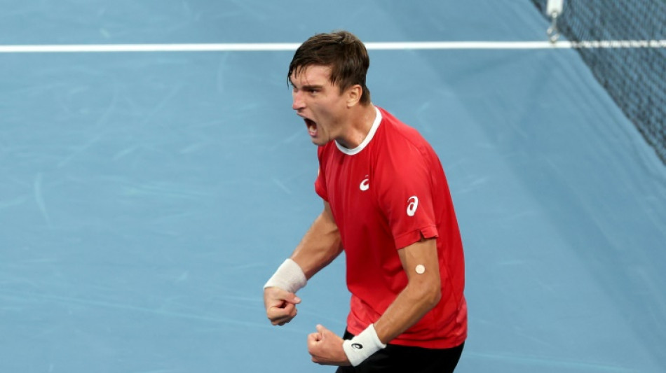 Collignon stuns De Minaur as Belgium take Davis Cup lead over Australia