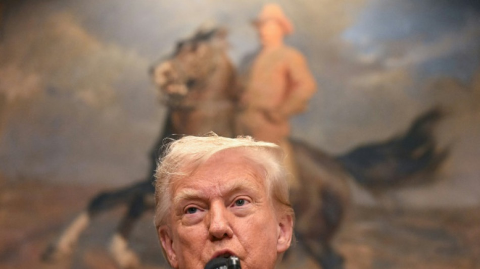 Trump says tariffs are making US 'great & rich' again