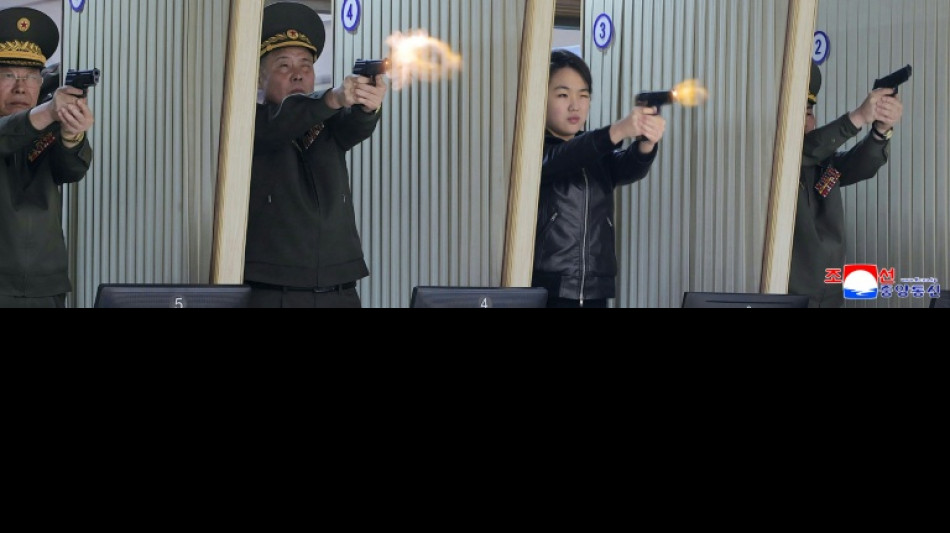 North Korea unveils image of leader's daughter firing pistol
