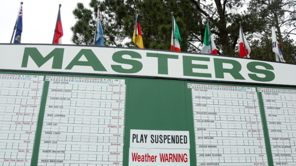 Storm calls early halt to Masters practice