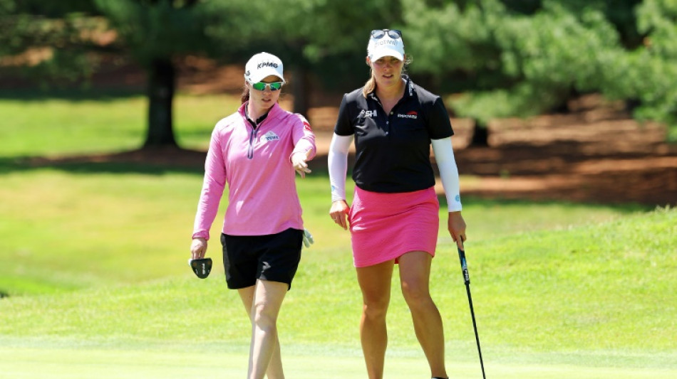 Ireland's Maguire and American Kupcho seize LPGA pairs lead