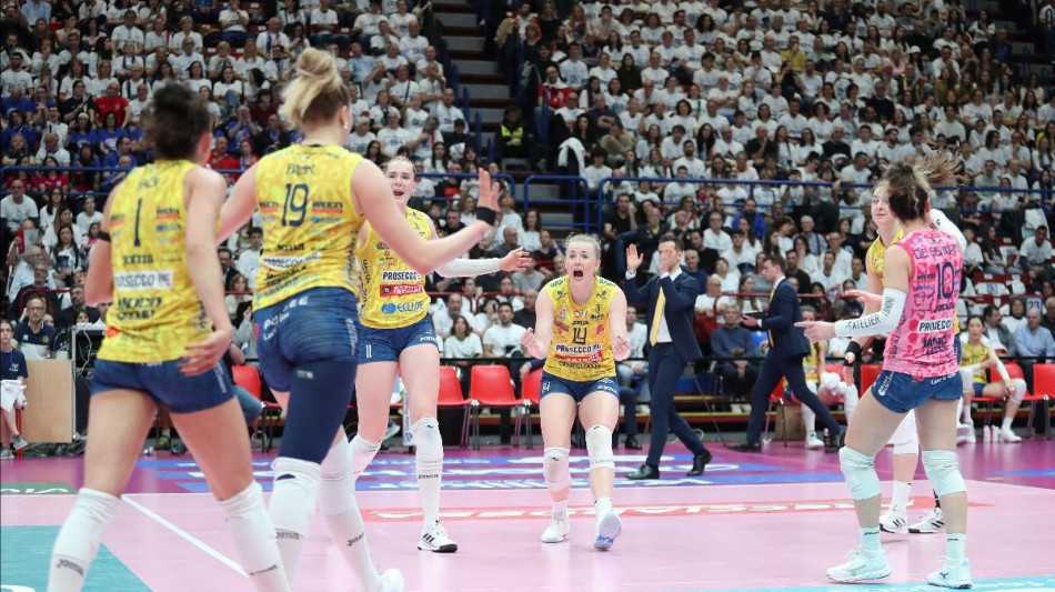 Pallavolo:Finali Scudetto donne; Conegliano vince a Milano,&egrave; 2-0