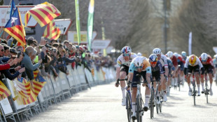 Vernon wins wind-hit Tour of Catalonia stage as Pidcock climbs to second