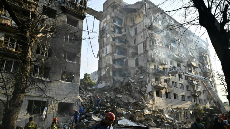 Russian strikes kill 16 in 'horrific' attack on Kyiv