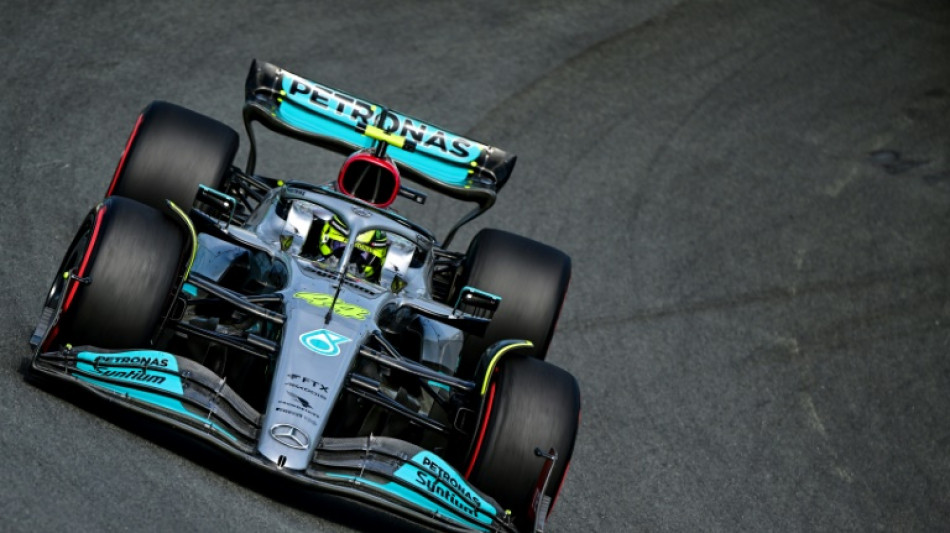 Hamilton smiling again after improved Mercedes shine again