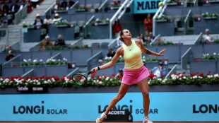 Champion Sabalenka struggles through in Madrid Open