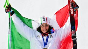 Comeback queen Brignone stars, Ukrainian banned over helmet