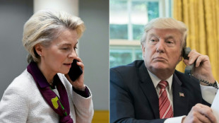Droits de douane: "bon &eacute;change" t&eacute;l&eacute;phonique dimanche entre von der Leyen et Trump