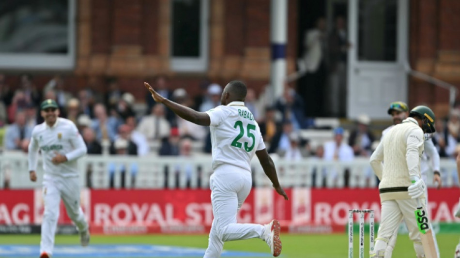 South Africa's Rabada and Ngidi spark Australia collapse in WTC final