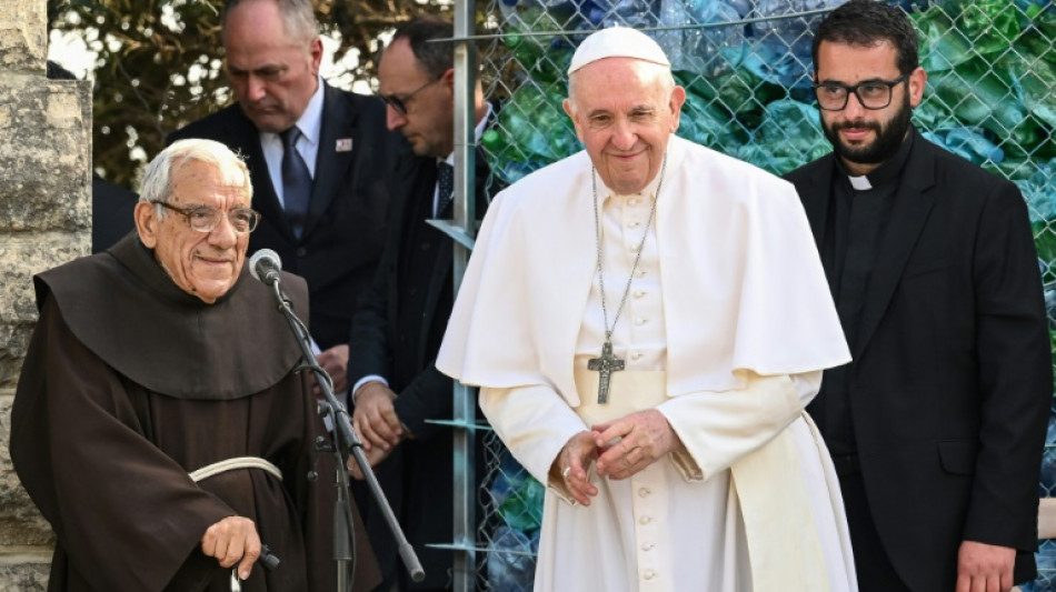 Pope laments 'tormented Ukraine', defends migrants on Malta trip