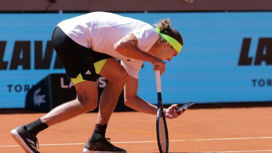 Masters 1000 de Madrid: Zverev d&eacute;nonce un "dysfonctionnement" de l'arbitrage &eacute;lectronique