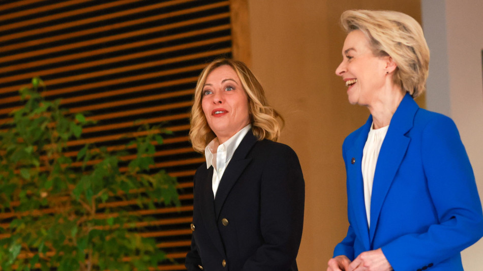 Ue, 'colloquio positivo tra von der Leyen e Meloni'