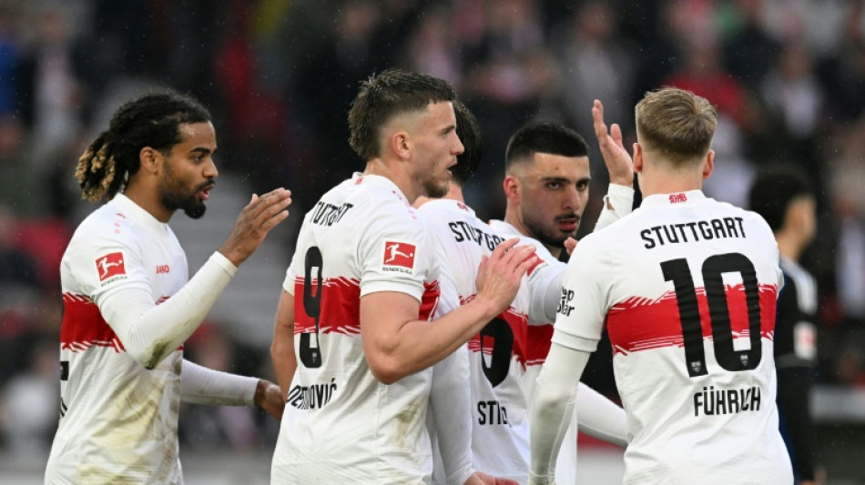 Stuttgart hammer Hamburg to go third in Bundesliga