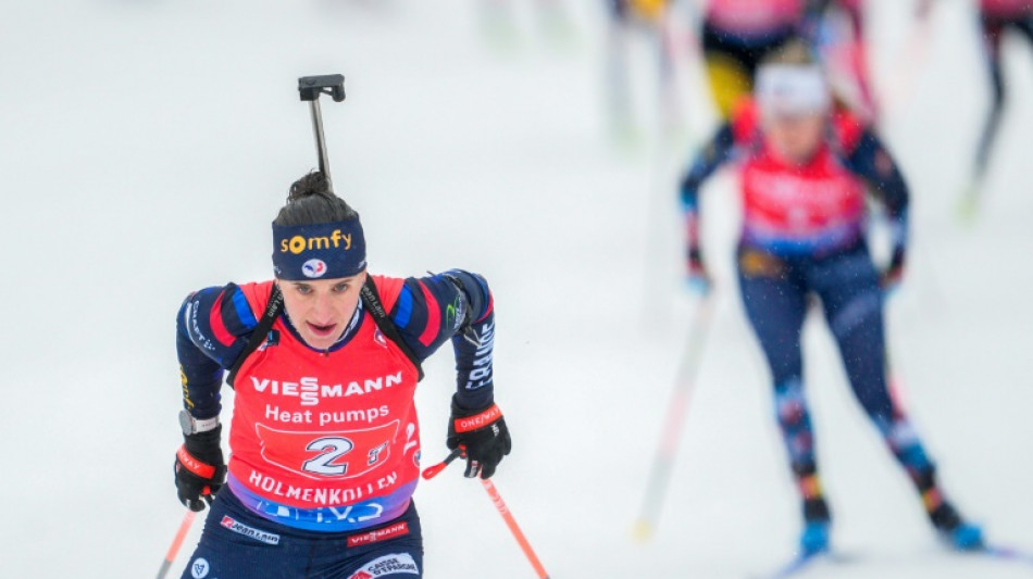 Biathlon: la France victorieuse du relais mixte &agrave; Oslo, un mois apr&egrave;s l'or mondial