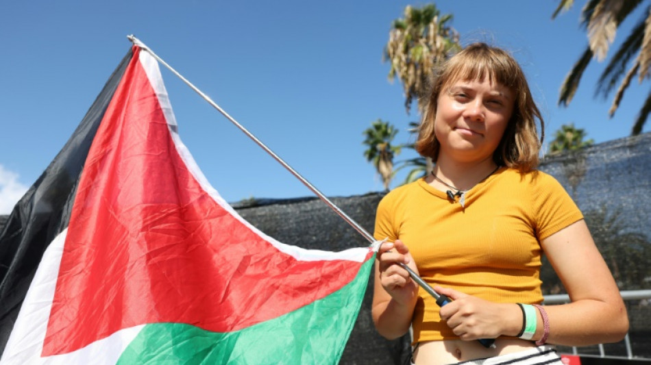 Greta Thunberg en t&ecirc;te d'une flottille de bateaux qui veulent atteindre Gaza 