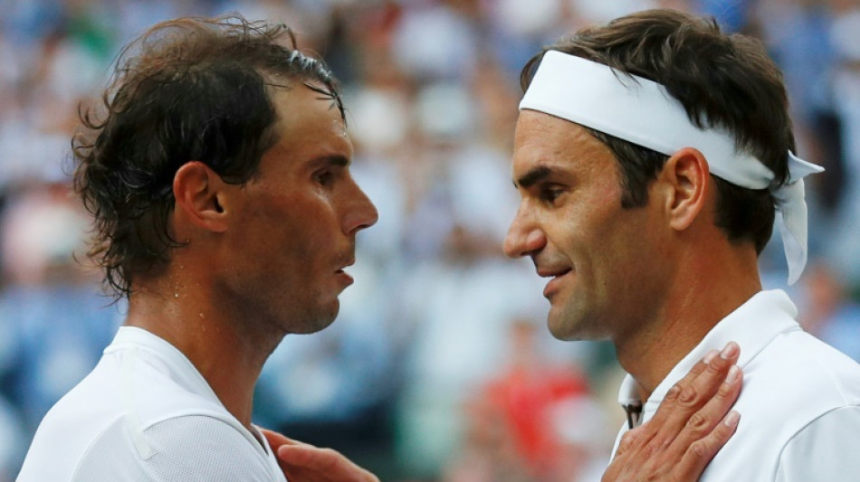 It was an 'honour to share all these years' with Federer, says Nadal