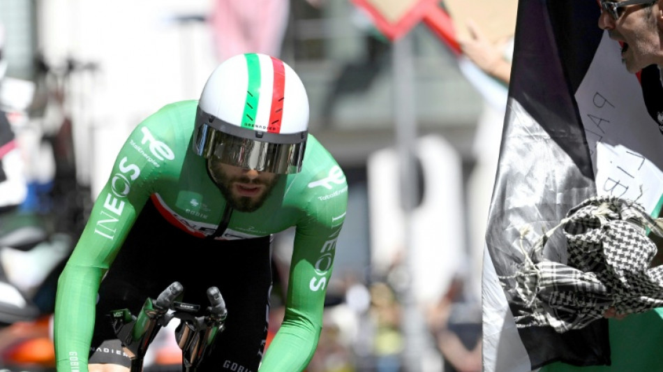 Tour d'Espagne: l'Italien Ganna remporte la 18e étape, deux arrestations