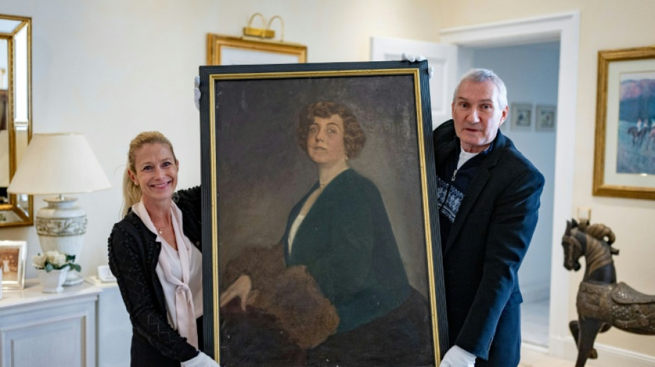 Rediscovered painting shows madam of notorious Nazi brothel
