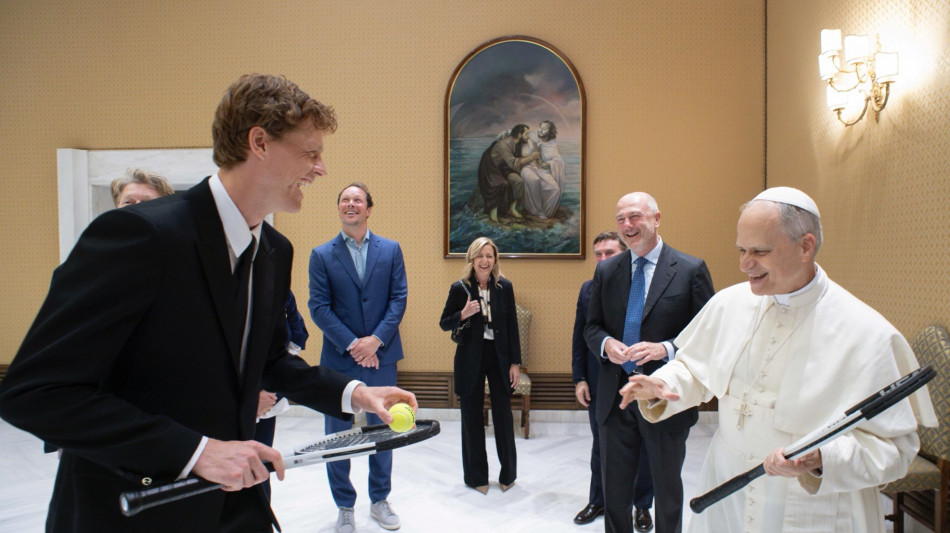 Sinner al Papa, 'agli Internazionali siamo in gioco'