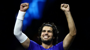 Alcaraz saves match points to keep Europe ahead in Laver Cup