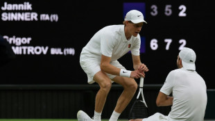 Wimbledon: Sinner, bless&eacute; au coude et malmen&eacute;, se sauve sur abandon