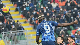 Osimhen fires Napoli into heart of three-way Serie A title tussle