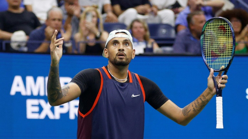 Kyrgios fired up by not letting people down in Medvedev triumph