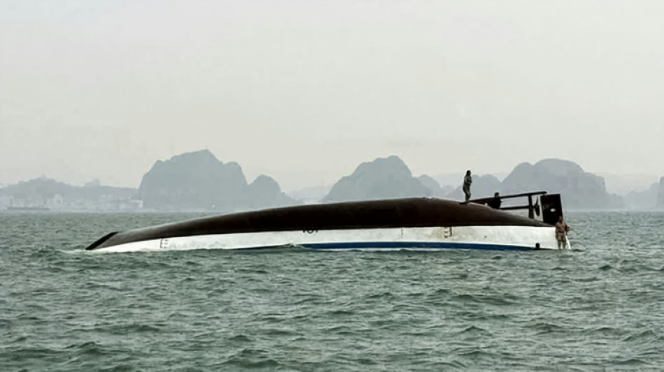 Tourist boat capsizes in Vietnam's Ha Long Bay, leaving 34 dead