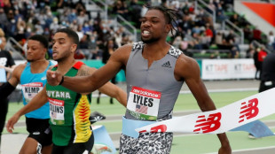 Lyles surges at start to win 60m at New York indoor meet