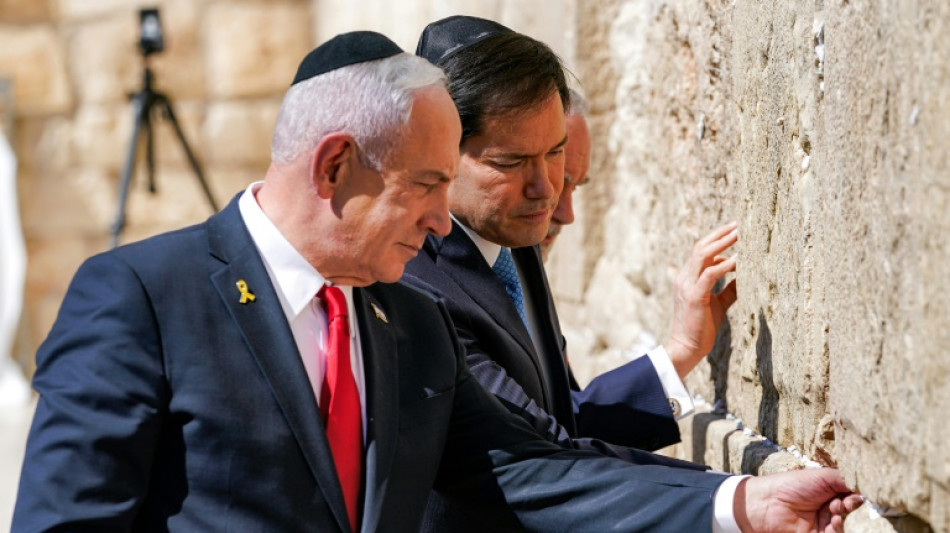 Rubio promises 'unwavering support' for Israel in Gaza goals