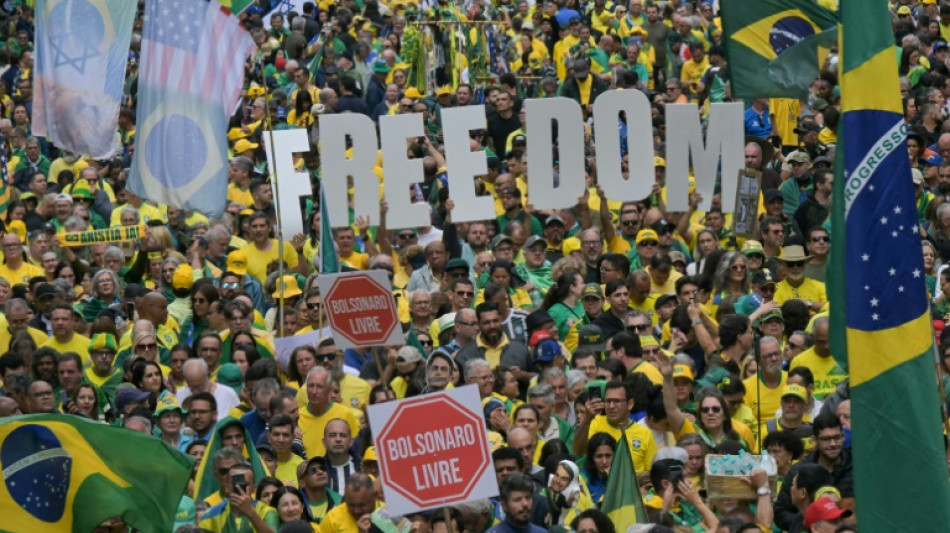 Bolsonaro supporters pack Brazil streets ahead of coup verdict