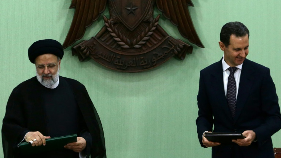 El presidente iran&iacute; ensalza la "victoria" de Al Asad durante su visita a Siria