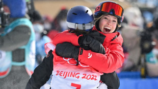Gu takes second medal of Beijing Games but settles for silver