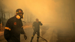 Helicopters collide in Greece as fires spread