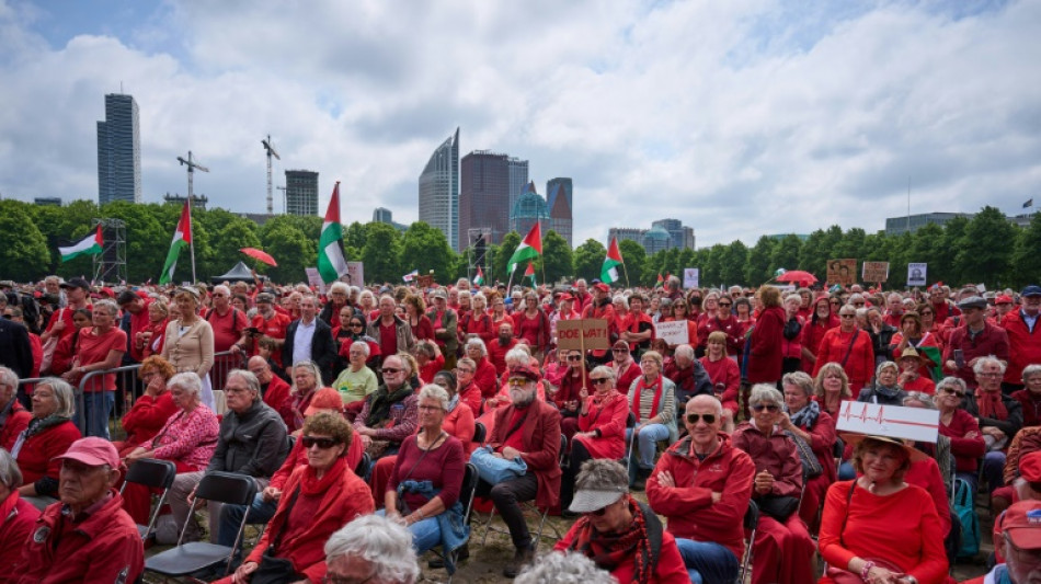 Pays-Bas: grande manifestation contre "le g&eacute;nocide" &agrave; Gaza