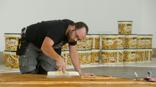 Erdnussbutter-Kunstwerk in den Niederlanden: 48 Fu&szlig;abdr&uuml;cke und ein "Schleck-Vorfall"