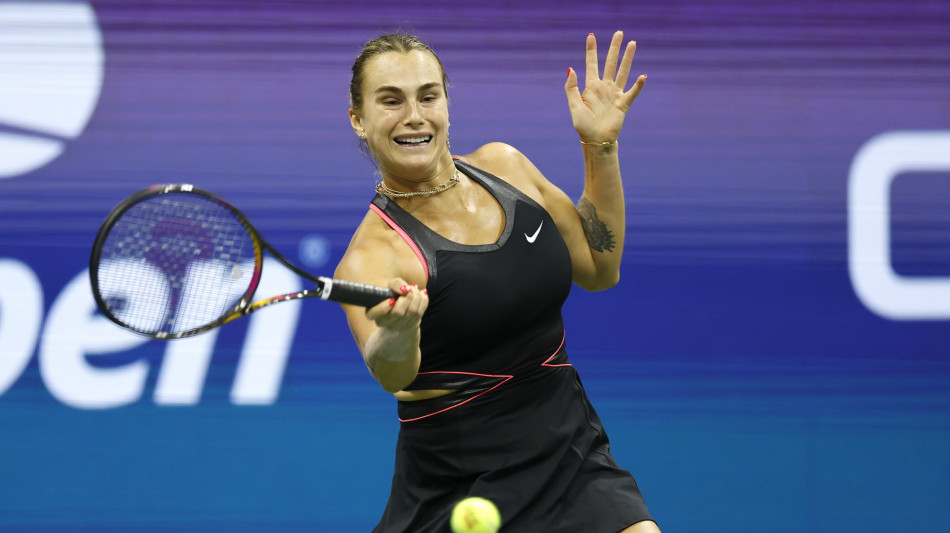 Us Open: Sabalenka prima finalista, Pegula battuta in tre set