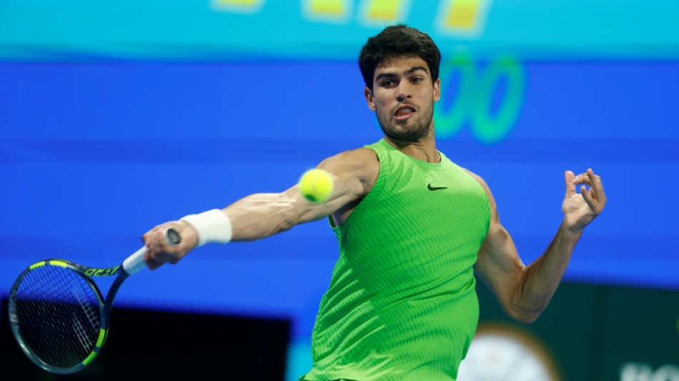 Alcaraz fights back to book last four berth in Qatar