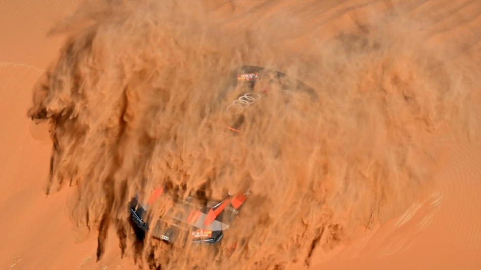 Carlos Sainz, l&iacute;der virtual del Dakar a mitad de la etapa marat&oacute;n