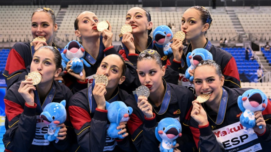 Espa&ntilde;a gana en rutina t&eacute;cnica por equipos en los Mundiales de nataci&oacute;n art&iacute;stica