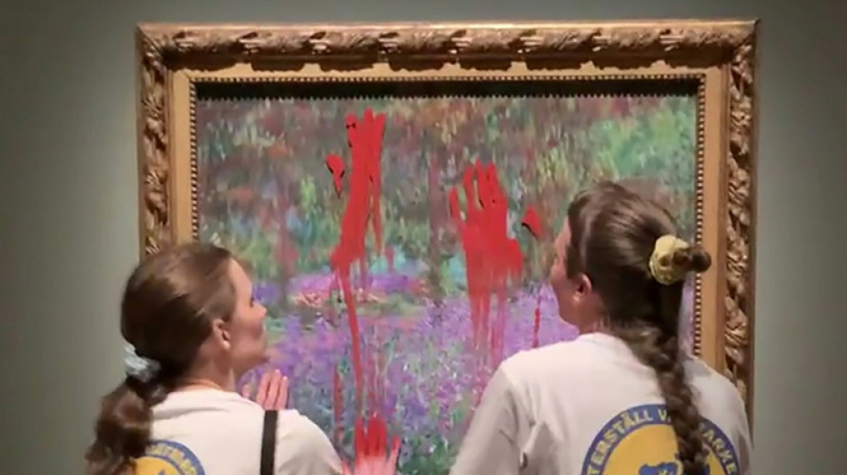Monet-Gem&auml;lde mit Farbe beschmiert: Freispruch f&uuml;r Klima-Aktivistinnen in Schweden