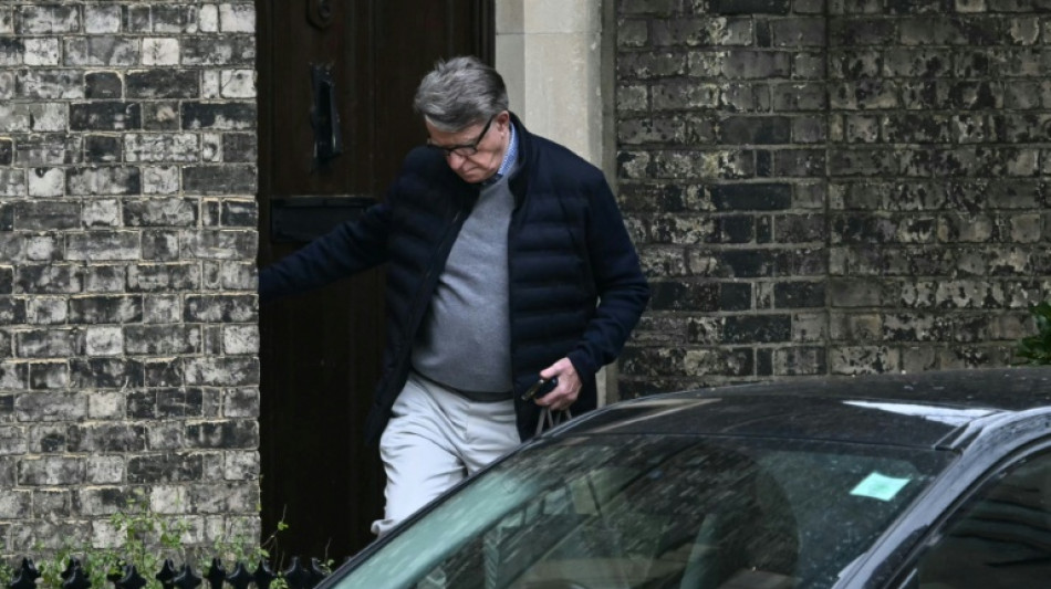 Affaire Epstein: l'ex-ministre et ambassadeur Mandelson lib&eacute;r&eacute; apr&egrave;s son interpellation