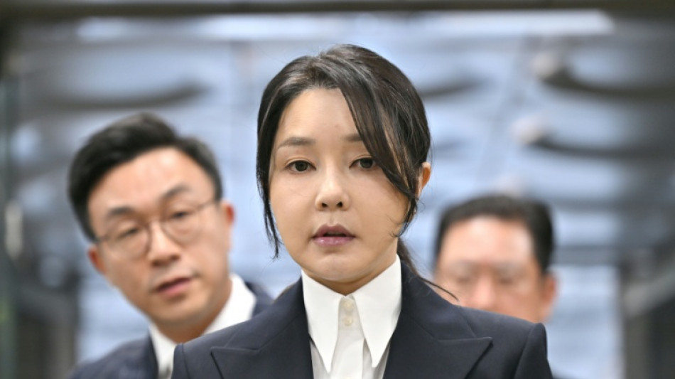 South Korea's ex-first lady Kim arrested