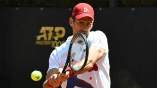 Rome: Djokovic, casqué, plaisante de sa mésaventure 