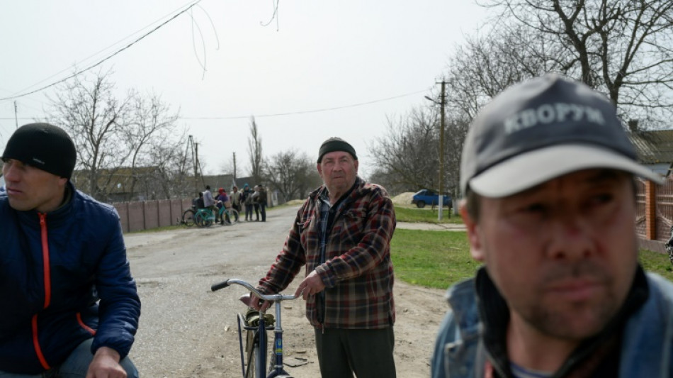 Trail of destruction in southern Ukraine villages