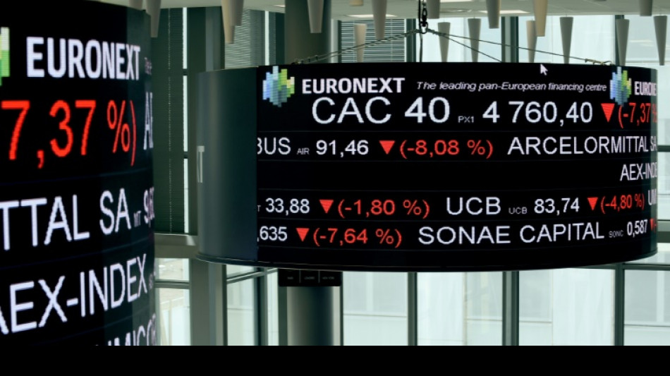 La Bourse de Paris conclut une semaine tr&egrave;s volatile par un r&eacute;pit de 0,85%