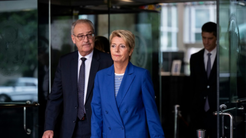 Schweizer Pr&auml;sidentin Keller-Sutter hofft in Washington auf Zoll-Einigung