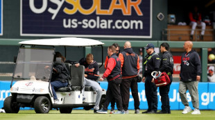 Tigers' Meadows in hospital after colliding with teammate