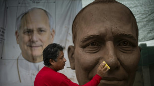 Giant statue of Pope Leo XIV takes shape in Peru workshop